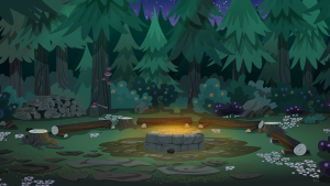 Legend_of_Everfree_background_asset_-_Camp_Everfree_campfire
